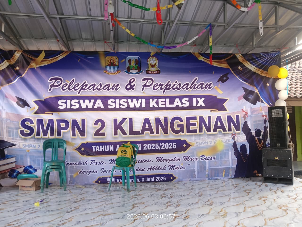 Pelepasan Murid Kelas IX Tahun 2026 angkatan ke 16